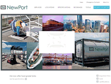 Tablet Screenshot of newporttank.com